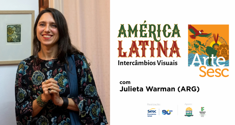 Sesc Tocantins promove oficina de gravura em relevo gratuita e palestra com a artista argentina Julieta Warman