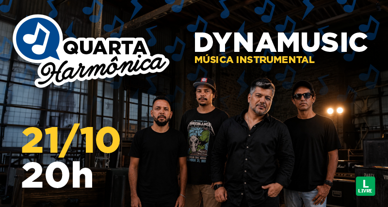 Sesc Tocantins realiza 4ª edição do Projeto Quarta Harmônica com show da Banda DYNAMUSIC, em Palmas
